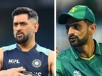 Captains of the 2007 T20 World Cup final between India and Pakistan: MS Dhoni(left), Shoaib Malik(right)