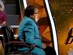 Amitabh Bachchan with Foram Makadiya on KBC. Amitabh Bachchan with Foram Makadiya on KBC.