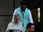 Shabana Azmi, Abhishek Bachchan and Jaya Bachchan at Rakesh Kumar's prayer meet. (Varinder Chawla) Shabana Azmi, Abhishek Bachchan and Jaya Bachchan at Rakesh Kumar's prayer meet. (Varinder Chawla)