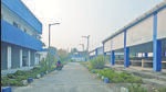 The Krishak Bazar in Gosaba in West Bengal’s South 24 Parganas district wears an empty look. (HT photo) The Krishak Bazar in Gosaba in West Bengal’s South 24 Parganas district wears an empty look. (HT photo)