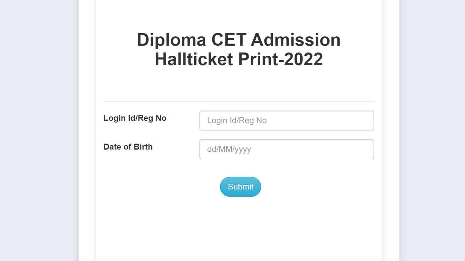 Karnataka DCET 2022 admit card released at cetonline.karnataka.gov.in, get link