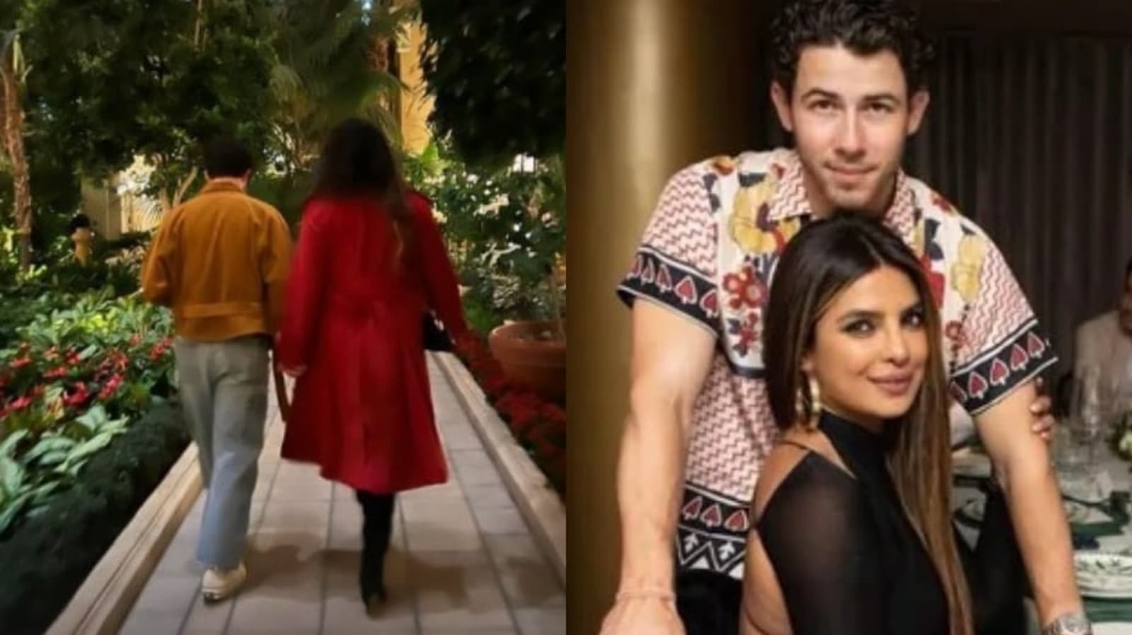 1600px x 898px - Nick Jonas, Priyanka Chopra go for romantic stroll at night in Las Vegas |  Bollywood - Hindustan Times
