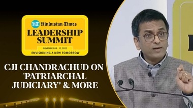 CJI CHANDRACHUD ON  'PATRIARCHAL JUDICIARY’ & MORE