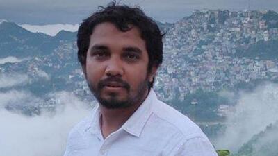 The incident happened on Saturday night when journalist Biswa Kalyan Purkayastha went to deliver food for his sister-in-law, who is admitted to the hospital. (Twitter/Biswa Kalyan Purkayastha) The incident happened on Saturday night when journalist Biswa Kalyan Purkayastha went to deliver food for his sister-in-law, who is admitted to the hospital. (Twitter/Biswa Kalyan Purkayastha)