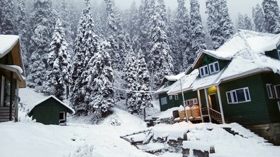 A view of the snow-clad Gulmarg Ski resort after heavy snowfall in the higher reaches of the Kashmir valley, in Baramulla, November 10. (ANI) A view of the snow-clad Gulmarg Ski resort after heavy snowfall in the higher reaches of the Kashmir valley, in Baramulla, November 10. (ANI)