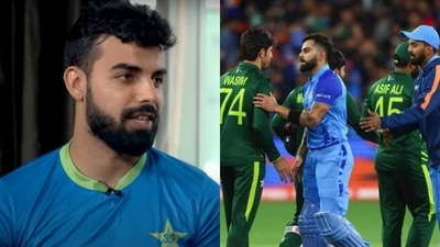 Shadab Khan recalls T20 World Cup match between India and Pakistan in Melbourne Shadab Khan recalls T20 World Cup match between India and Pakistan in Melbourne