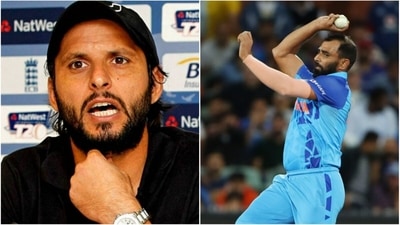 Shahid Afridi; Mohammed Shami (File/ANI) Shahid Afridi; Mohammed Shami (File/ANI)