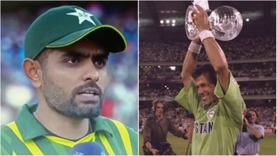 Babar Azam; Imran Khan (Twitter) Babar Azam; Imran Khan (Twitter)