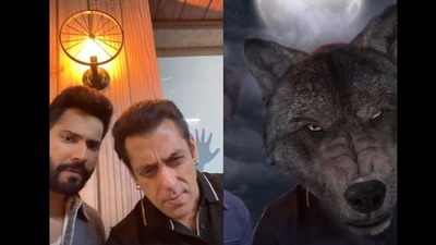Salman Khan transforms into a werewolf for Varun Dhawan and Kriti Sanon's Bhediya. (Instagram/@varundvn) Salman Khan transforms into a werewolf for Varun Dhawan and Kriti Sanon's Bhediya. (Instagram/@varundvn)