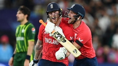 Ben Stokes and Liam Livingstone are over the moon after England defeated Pakistan to win T20 World Cup final (Getty) Ben Stokes and Liam Livingstone are over the moon after England defeated Pakistan to win T20 World Cup final (Getty)