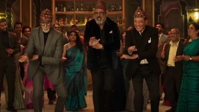Amitabh Bachchan, Boman Irani and Danny Denzongpa in a still from Uunchai. Amitabh Bachchan, Boman Irani and Danny Denzongpa in a still from Uunchai.