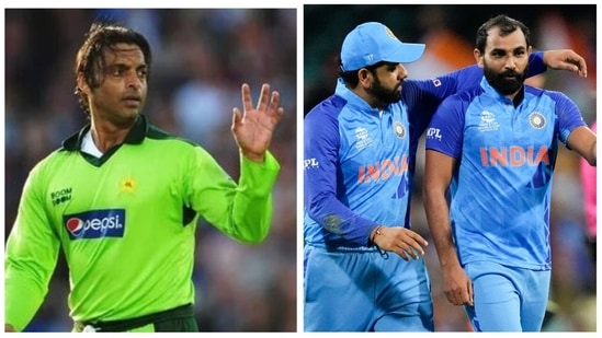 Indian pacer Mohammed Shami has trolled legendary Pakistani fast bowler Shoaib Akhtar (Getty Images - AP)