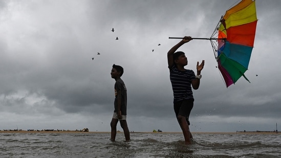 The IMD had earlier stated that a cyclonic circulation was over Tamil Nadu and neighbourhood, and a trough was running from this system to north interior Karnataka in lower and middle tropospheric levels. Marina beach in Chennai, November 11.(AFP)