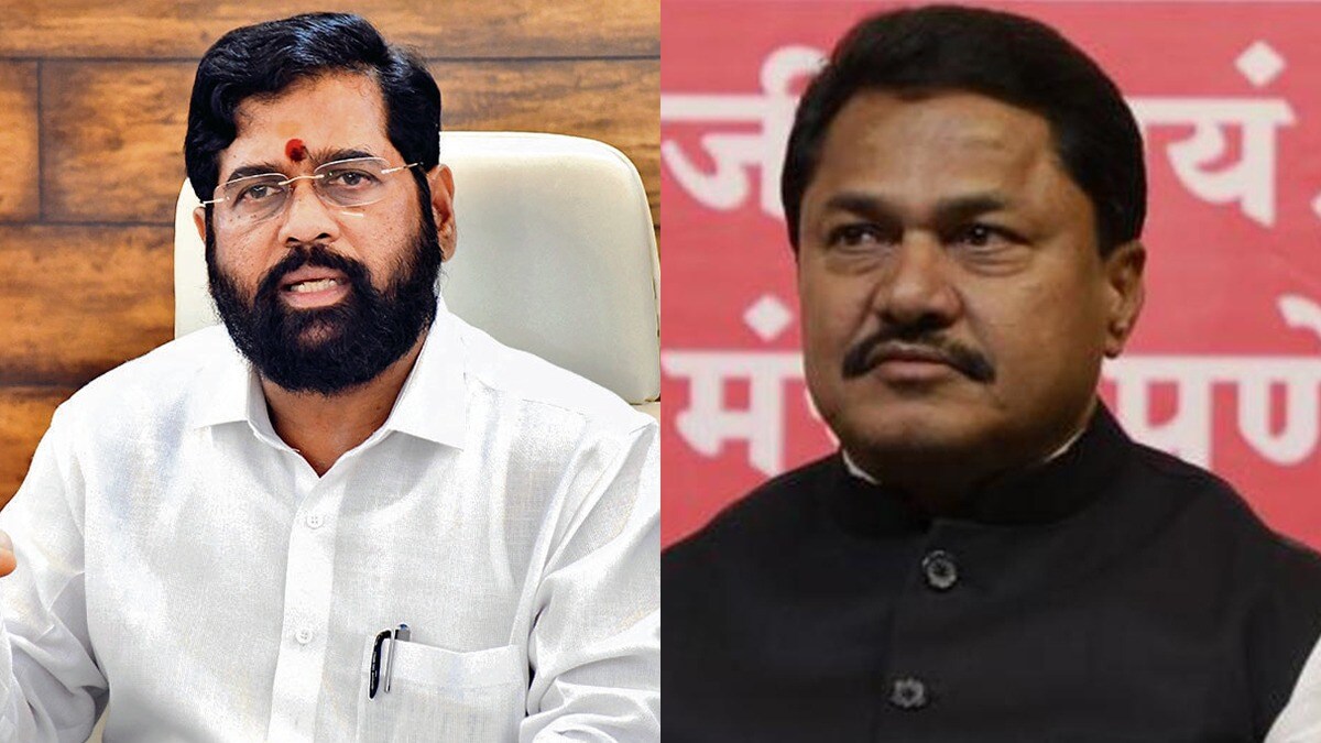 Maharashtra chief minister Eknath Shinde and Maharashtra Congress chief Nana Patole.