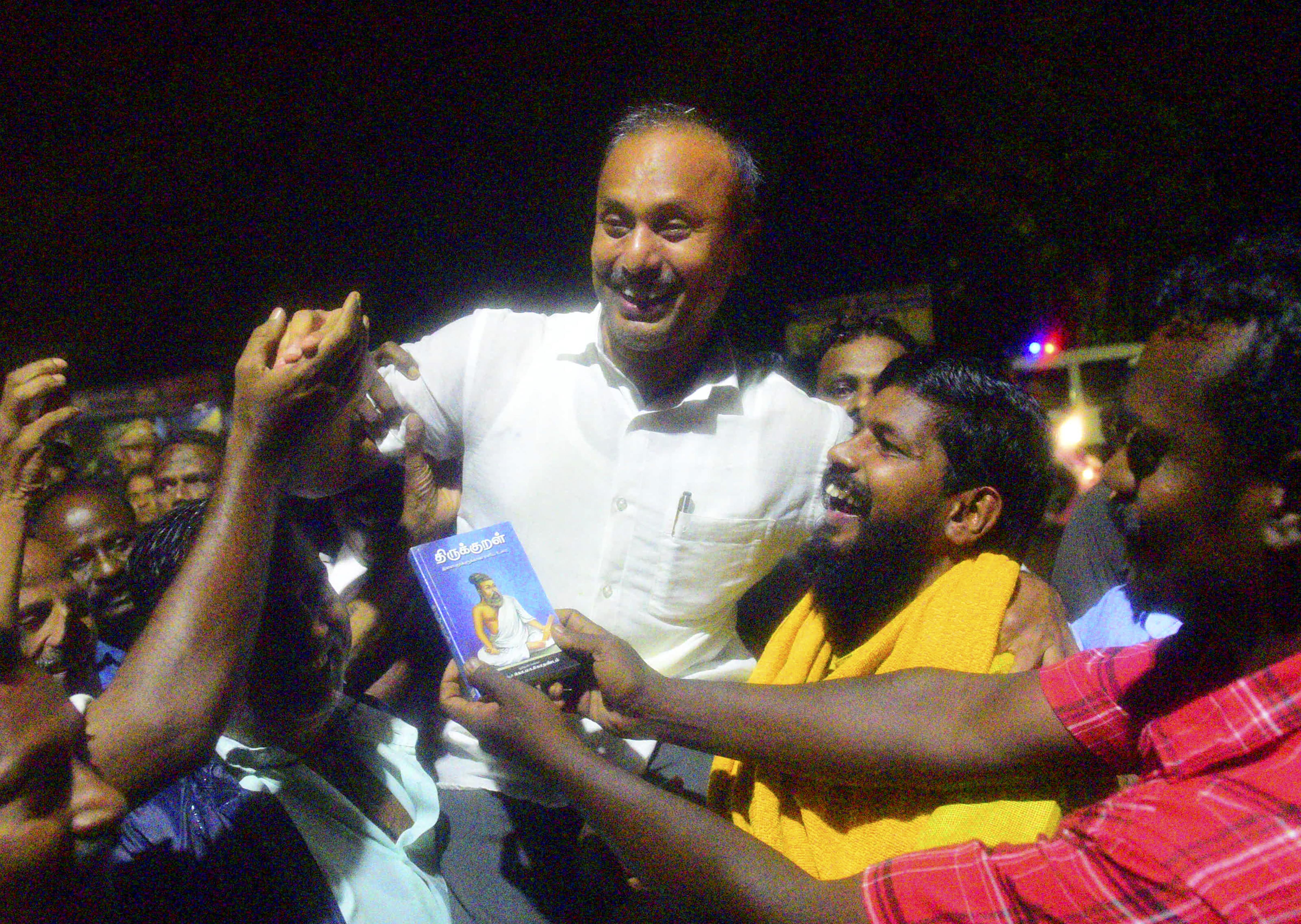 Ravichandran, one of the convicts in the Rajiv Gandhi assassination case, after being released from the prison, in Madurai, Saturday, November 12, 2022. (PTI Photo) Ravichandran, one of the convicts in the Rajiv Gandhi assassination case, after being released from the prison, in Madurai, Saturday, November 12, 2022. (PTI Photo)