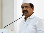 Mumbai, India - August 05, 2022: Maharashtra State NCP president Jayant Patil, at NCP Office, in Mumbai, India, on Friday, August 05, 2022. (Photo by Bhushan Koyande/HT Photo) (HT PHOTO)