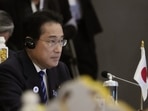 Japanese Prime Minister Fumio Kishida is seen. Japanese Prime Minister Fumio Kishida is seen.