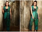 Dia Mirza is one Bollywood actor who has been following sustainable fashion for quite some time now. From traditional to western fits, the Rehna Hain Tere Dil Mein actor can pull off any look effortlessly. Recently, she promoted a sustainable Indian fashion brand, Yam, by wearing their attire and sharing the photos on her Instagram handle.(Instagram/@diamirzaofficial)