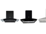 Whirpool chimneys effectively remove gases and oil from kitchen.