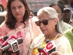 Member of Parliaments Priyanka Chaturvedi and Jaya Bachchan.