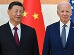 Joe Biden- Xi Jinping Meet: US President Joe Biden (R) and China's President Xi Jinping (L) meet. Joe Biden- Xi Jinping Meet: US President Joe Biden (R) and China's President Xi Jinping (L) meet.