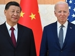 Joe Biden- Xi Jinping Meet: US President Joe Biden (R) and China's President Xi Jinping (L) meet. Joe Biden- Xi Jinping Meet: US President Joe Biden (R) and China's President Xi Jinping (L) meet.