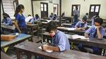 Students maintain social distancing as they attend a class after schools reopened after lockdown in Assam in September 2020. (PTI File Photo) Students maintain social distancing as they attend a class after schools reopened after lockdown in Assam in September 2020. (PTI File Photo)