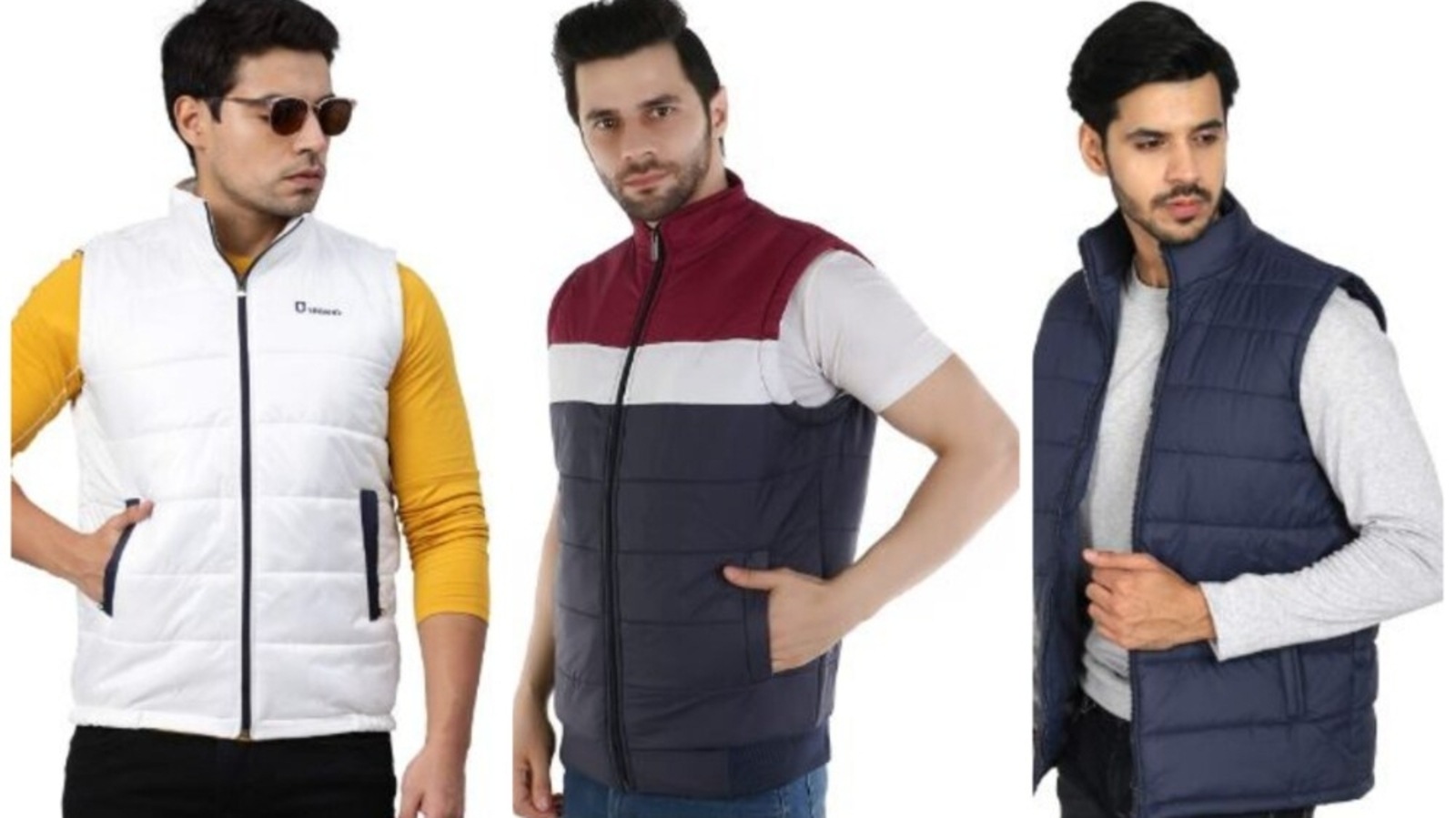 Buy t-base Men Red Nylon Solid Puffer Jacket for Men Online India