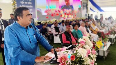 Tejashwi Yadav praised Gadkari for his commitment, progressive approach and work for people in Bihar (Twitter/@nitin_gadkari) Tejashwi Yadav praised Gadkari for his commitment, progressive approach and work for people in Bihar (Twitter/@nitin_gadkari)