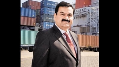 Gautam Adani assured the family of looking after treatment expenses. (HT PHOTO)