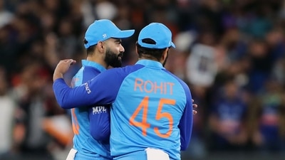 Virat Kohli and Rohit Sharma during T20 World Cup 2022 for Team India. (ANI)