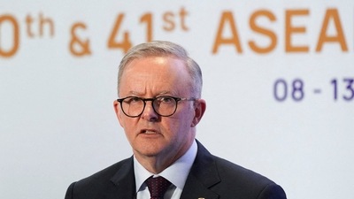 Australian Prime Minister Anthony Albanese is seen. (Reuters)