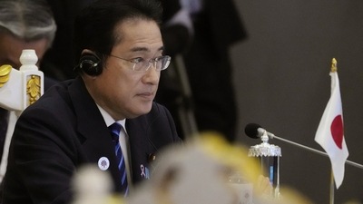 Japanese Prime Minister Fumio Kishida is seen. (AP) Japanese Prime Minister Fumio Kishida is seen. (AP)