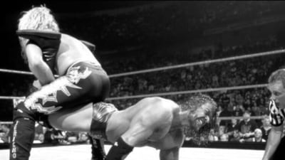 Chris Jericho locks Triple H with The Walls of Jericho at Fully Loaded pay-per-view event in 2000 (WWE) Chris Jericho locks Triple H with The Walls of Jericho at Fully Loaded pay-per-view event in 2000 (WWE)