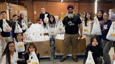 Amar Singh who founded the “Turbans 4 Australia” was honoured along with three others with the prestigious 2023 New South Wales Australian of the Year Award. (Twitter/@turbans4aus)