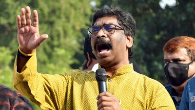 Jharkhand chief minister Hemant Soren. (ANI Photo) Jharkhand chief minister Hemant Soren. (ANI Photo)