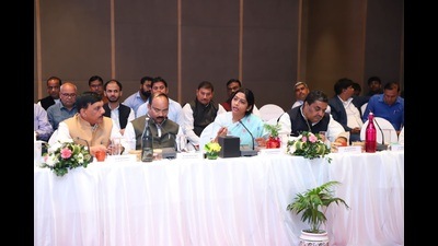 Legislators put forth demands like additional stoppages of trains, running of new trains and increase in passenger facilities, among others. (HT Photo)