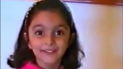 Kiara Advani during childhood days. Kiara Advani during childhood days.