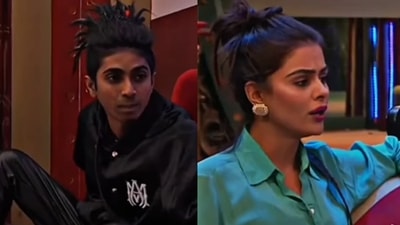 MC Stan and Priyanka Chahar Choudhary from Bigg Boss 16. MC Stan and Priyanka Chahar Choudhary from Bigg Boss 16.