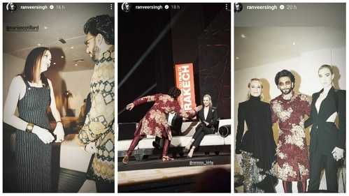 Ranveer Singh shared a bunch of pictures from Marrakech on his social media. Ranveer Singh shared a bunch of pictures from Marrakech on his social media.