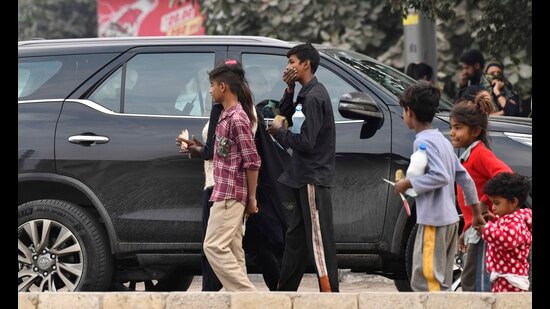 Thousands of children under the age of 14 are seen working openly at establishments like tea stalls and hosiery units, but rescue operations have been few and far between. (Gurpreet Singh/HT)