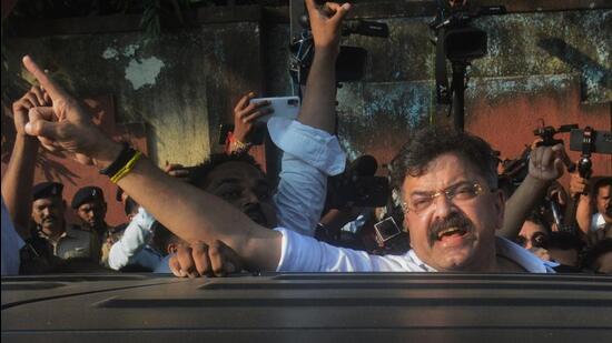 Jitendra Awhad. (HT PHOTO)