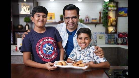 Ashish and Akshat and their father