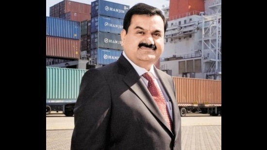 Gautam Adani assured the family of looking after treatment expenses. (HT PHOTO)