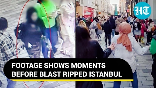FOOTAGE SHOWS MOMENTS BEFORE BLAST RIPPED ISTANBUL