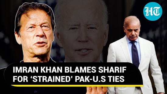 IMRAN KHAN BLAMES SHARIF FOR 'STRAINED' PAK-U.S TIES