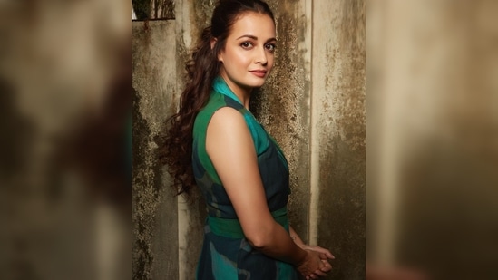 As per the official website of the brand, Dia Mirza's set is worth <span class='webrupee'>₹</span> 15k.(Instagram/@diamirzaofficial)