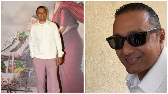 Rahul Bose seems to play a lawyer in Salaam Venky. There is a glimpse of him going through books in the film trailer. He attended the trailer launch in a white jacket and purple pants. (Varinder Chawla)