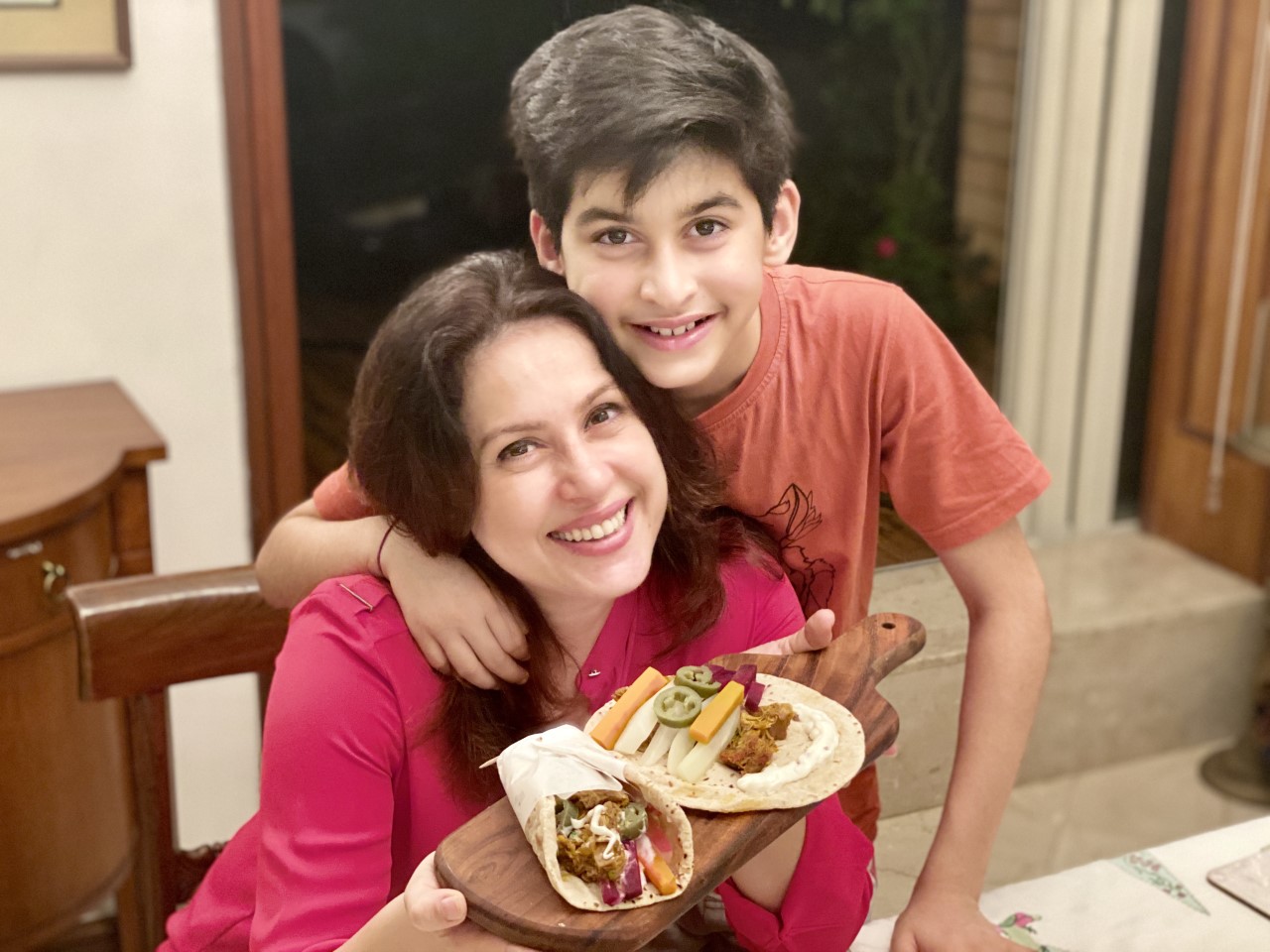Agastya and his mother Agastya and his mother