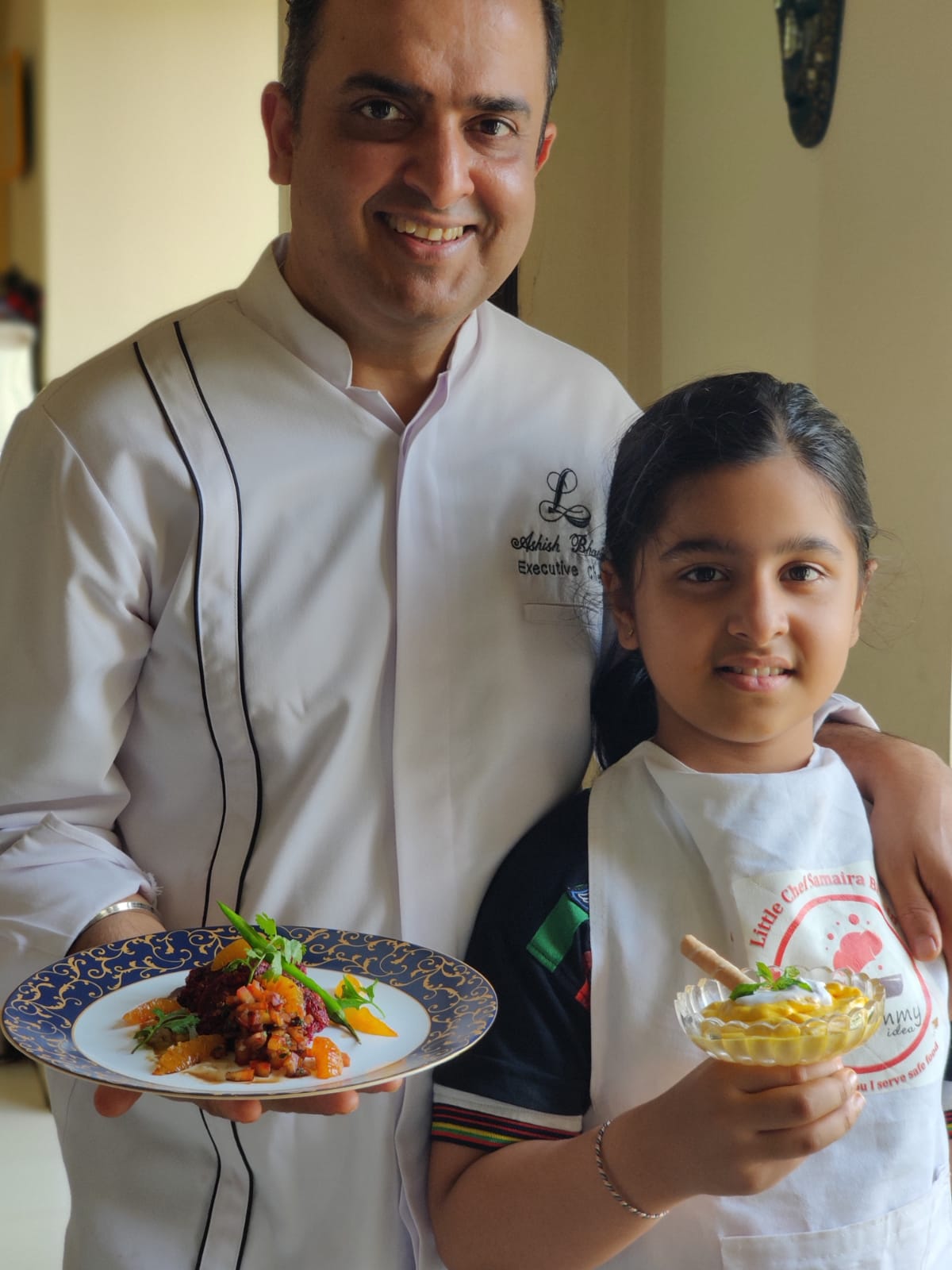 Chef Samira and her father Chef Samira and her father